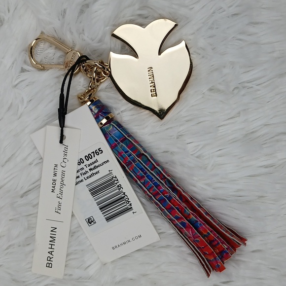 Brahmin Rainbow Fish Melbourne Tassel - Picture 3 of 6